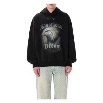 Misbhv Hoodies, male, Black, XL, American Dream Hoodie