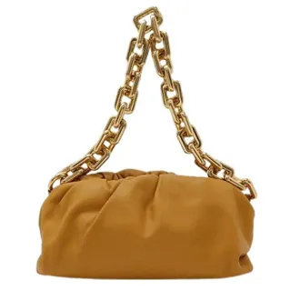 Bottega Veneta Pre-owned Shoulder Bags, female, Brown, Size: ONE SIZE Pre-owned Leather Shoulder Bag