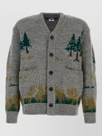 Junya Watanabe embroidered wool cardigan
