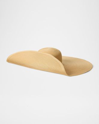 Ralph Lauren Collection Hemp-Blend Wide-Brim Sun Hat