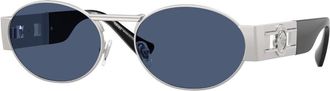 Versace VE2264 100080 Mens Sunglasses Silver Size 56