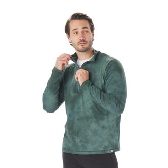 Glyder Mens Tahoe Quarter-Zip Pullover Green S