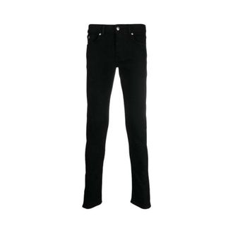 John Richmond Slim-fit Jeans, male, Black, Size: W33 Slim-fit Jeans