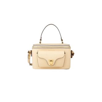 Coccinelle Beat Generation Mini Bag - Dames - Tassen - Beige - Maat: ONE Size Katoen
