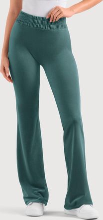 Bloch Ladies Apex Velvet Flared Legging, Dark Almond Velvet