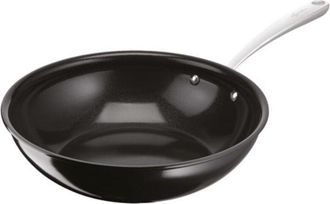 Lagostina Sart&eacute;n Wok De Aluminio Negro De 28 Cm - 010275041828 - Lagostina