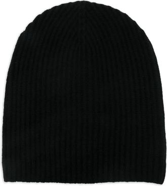 Allude ribbed beanie - Black