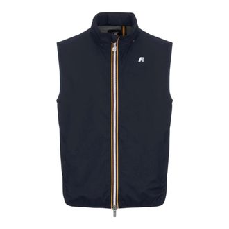 K-Way K-Way, Vests, male, Blue, Size: S Stretch Dot Sleeveless Jacket
