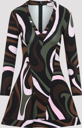 Pucci jurk met lange mouwen