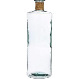 BIZZOTTO Bizzotto - Vaso decorativo Rotang natalizio in vetro 79 cm per interno -Rosa Antico