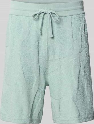 Boss Orange by Hugo Boss BOSS Orange Regular Fit Sweatshorts aus Baumwoll-Mix Modell ASURFER in Tuerkis, Gr&ouml;&szlig;e XXXL