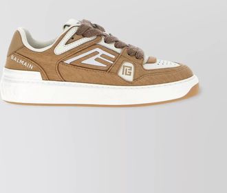 Balmain polyester b-court low-top sneakers