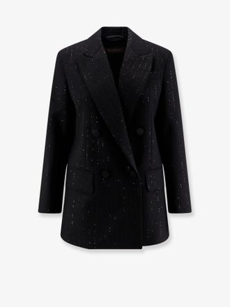 Max Mara Appia virgin wool blazer with sequins - MAX MARA - gender_Woman