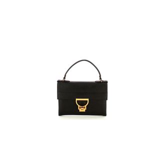 Coccinelle Handbags, female, Black, Size: ONE SIZE Arlettis Signature Handbag
