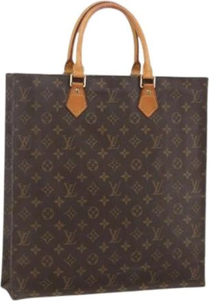 Louis Vuitton Pre-owned Tote Bags, female, Brown, Size: ONE SIZE Pre-owned Sac Plat Tote Bag