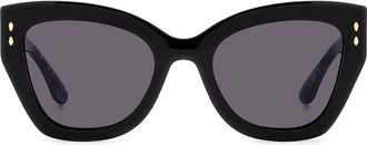 Isabel Marant IM 0286/G/S Asian Fit XHZ/UR Womens Sunglasses Black Size 53