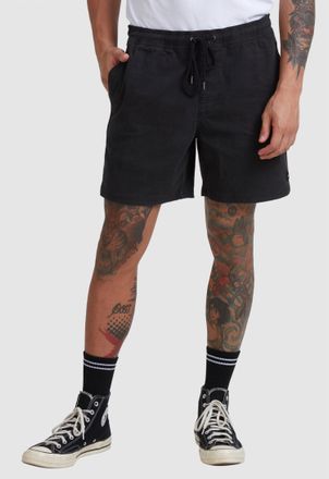Rvca Escape Elastic 17 Walkshort In Black