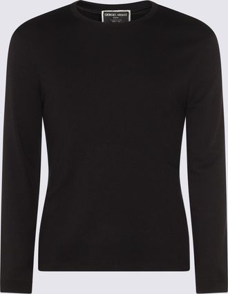 Giorgio Armani Black Knitwear