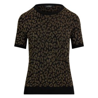 Ralph Lauren Jersey de manga corta Eyelah - Knitwear - Mujer - Negro - S