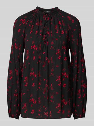 Lauren Ralph Lauren Blusenshirt mit Raffungen Modell VERSILLA in Black, Gr&ouml;&szlig;e XS
