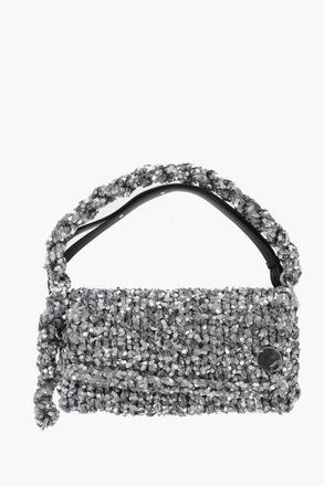 Jil Sander Knitted Shoulder Bag with Sequins Jil Sander