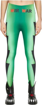 Walter Van Beirendonck Sun Leggings - Heren - Skinny broeken - Groen - L - Broeken
