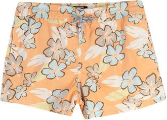 Vilebrequin Orange Floral-print Shorts Size L