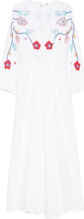 Forte_Forte besticktes Baumwollkleid