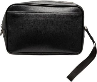 Louis Vuitton Pre-owned Clutches, female, Black, Size: ONE SIZE Pre-owned Pochette Kaluga