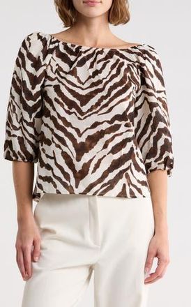 Sanctuary Ciao Bella Top in Run Wild Green at Nordstrom Rack, Size X-Small