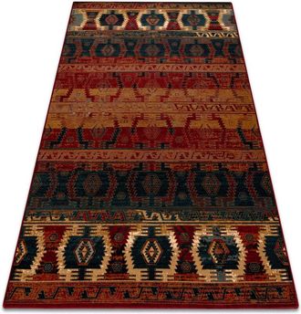 RugsX Alfombra De Lana Omega Tapas &Eacute;tnico Rub&iacute; Claro Red 235x350 Cm