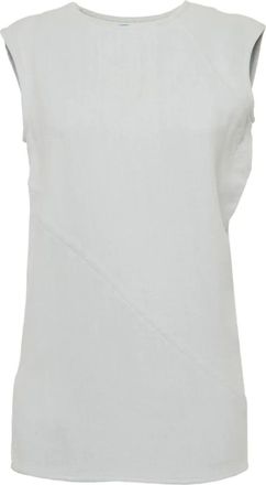 Celine Top con design a inserti - Blu