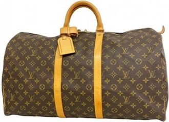 Louis Vuitton Vintage, unisex, Bruin, ONE Size, Pre-owned Weekendtas
