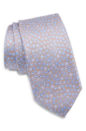 Nordstrom Adantee Floral Silk Tie in Taupe at Nordstrom
