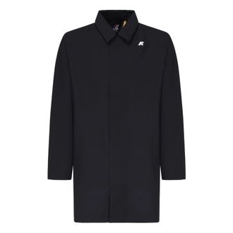 K-Way Waterdichte jassen met warmtegetapeteerde naden - Heren - Mantel - Blauw - L - Jassen