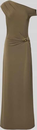 Forever New Abendkleid im One-Shoulder-Look Modell Scout in Khaki, Gr&ouml;&szlig;e 32