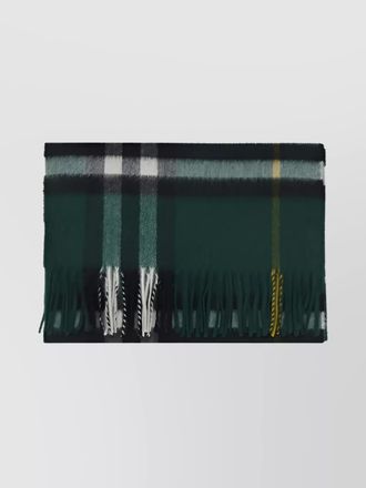 Burberry check cashmere scarf