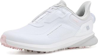 FootJoy Pro/Sl Boa Womens Golf Shoes Arctic White/Pink Frost : 6.5 B - Medium, Synthetic