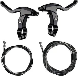 OEM Juego De 4 Cables Y Manetas De Freno Para Bicicleta, Manetas De Freno De Aluminio Para Bicicletas De Monta&ntilde;a Y De Carretera, Unisex Y Duraderas