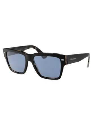 Dolce & Gabbana Mens Sunglasses 0dg4431 Black On Grey Havana Acetate