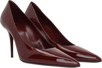 Saint Laurent Womens Multicolor Calfskin Platform Pumps