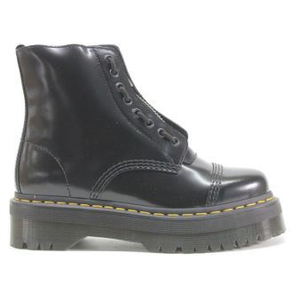 Dr. Martens Sinclair FL Buttero Leather Womens Lace Up Boots - Black - Size:UK 6.5