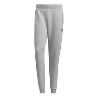 adidas Mens adidas neo Ce 3s Icns Tp Contrasting Colors Stripe Bundle Feet Thicken Sports Pants/Trousers/Joggers Gray HD4706