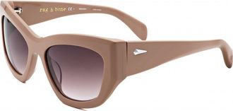 Rag & Bone Womens RNB1071-S-10A-56 RNB1071 S 56 10A Sunglasses - Mocha - One Size