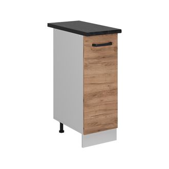 Vicco Armario De Farmacia R-line, Roble Dorado, 30 Cm Et Antracita