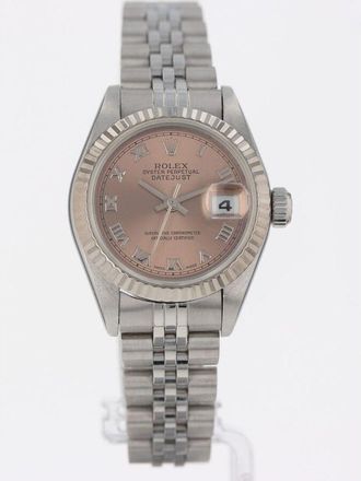 Rolex Pre-owned Rolex Datejust Automatic Chronometer Pink Dial Ladies Watch 69174 PRJ