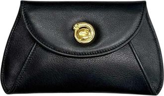 Cartier Panth&egrave;re Black Leather Pouch (Pre-Owned)