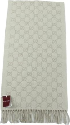 Gucci Pre-owned Scarves, female, Beige, Size: ONE SIZE Pre-owned Stole