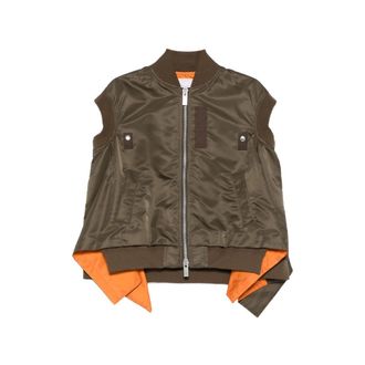sacai Zip Sleeveless Gilet