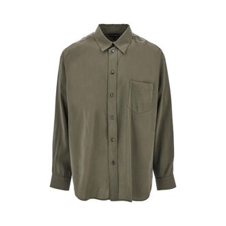 Emporio Armani Silk-hand viscose shirt Man XL